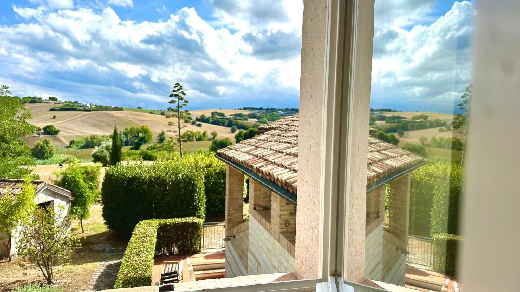 Appartamento S214 - Sirolo, trilocale con giardino in zona tranquilla Esterno foto