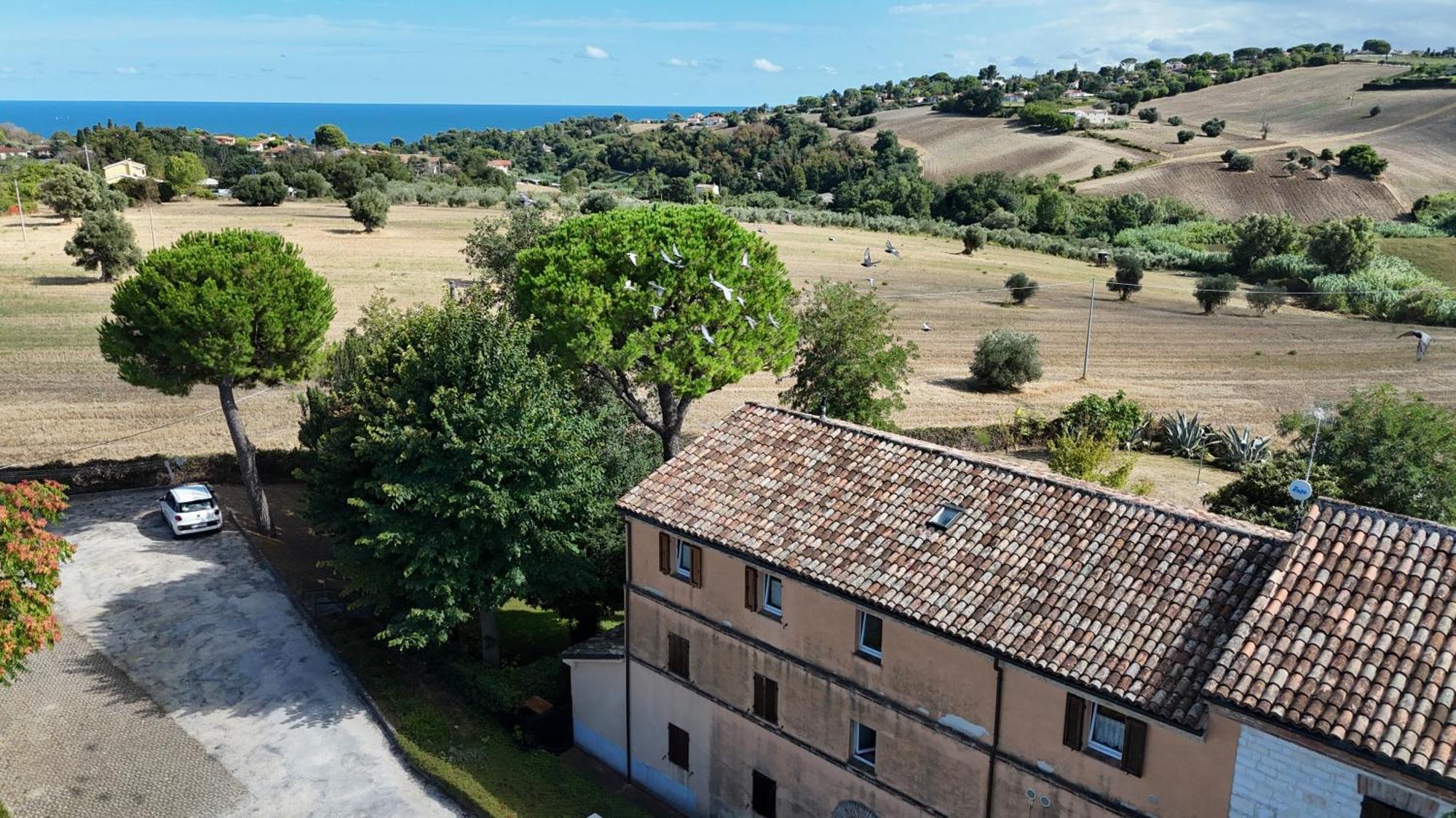 Appartamento S214 - Sirolo, trilocale con giardino in zona tranquilla Esterno foto